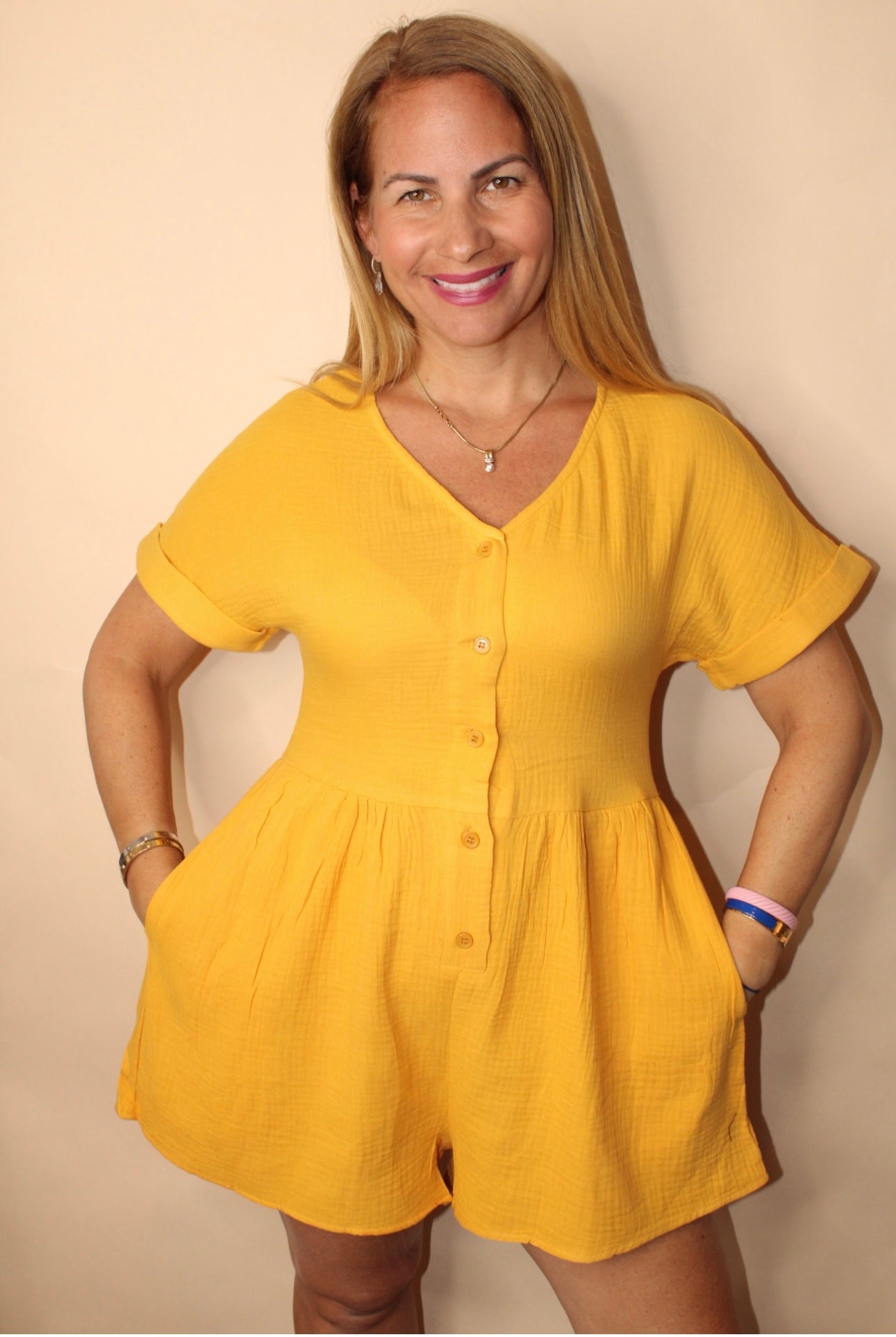 Mustard Romper