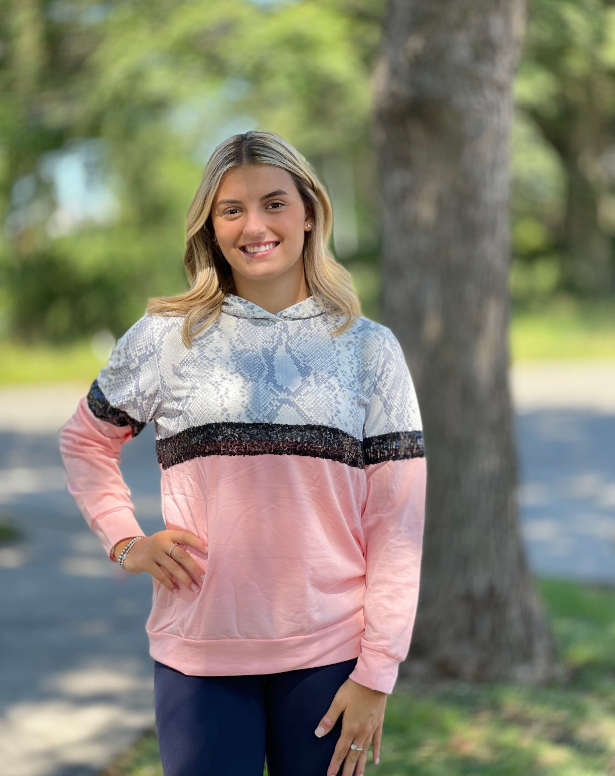 Snakeskin Leopard Hoodie