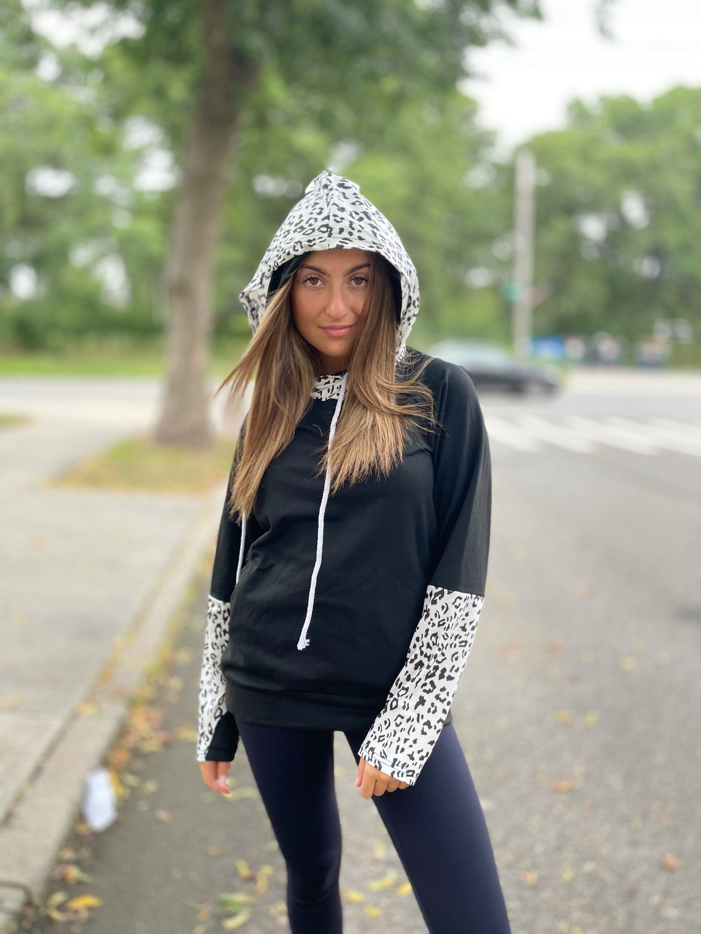 Black Cheetah hoodie
