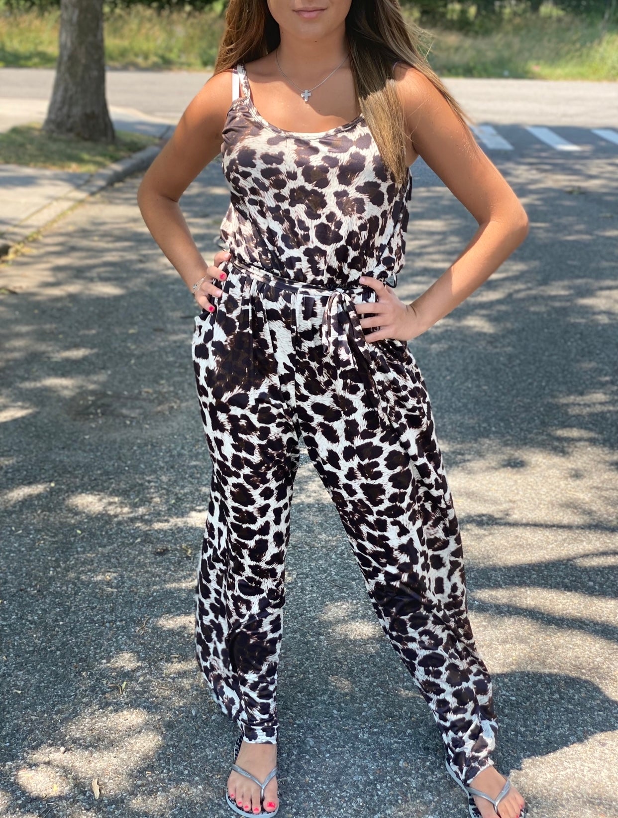 Leopard Tank Jumpsuit