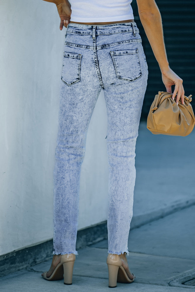 Ripped Slim Fit Jeans