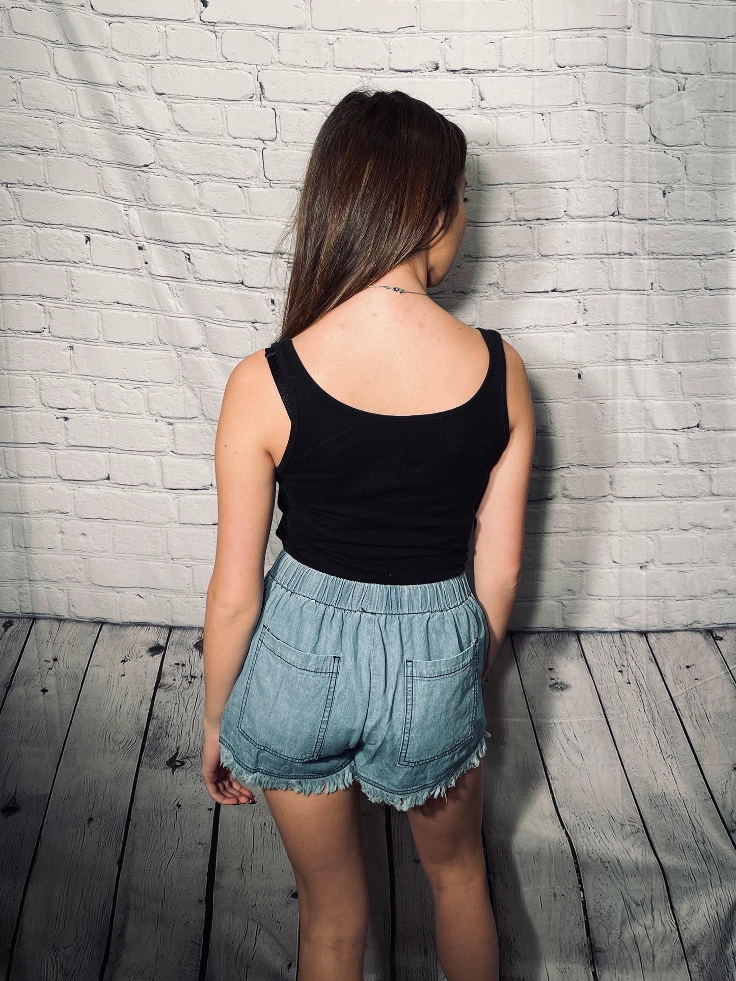 Demin shorts (very soft material )