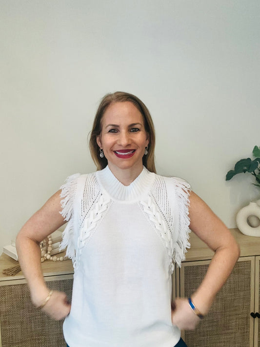 Knit Fringe Tank