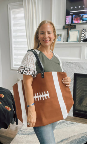 Football tote bag
