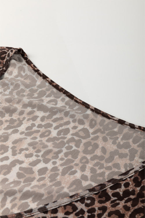 Leopard Cher Top