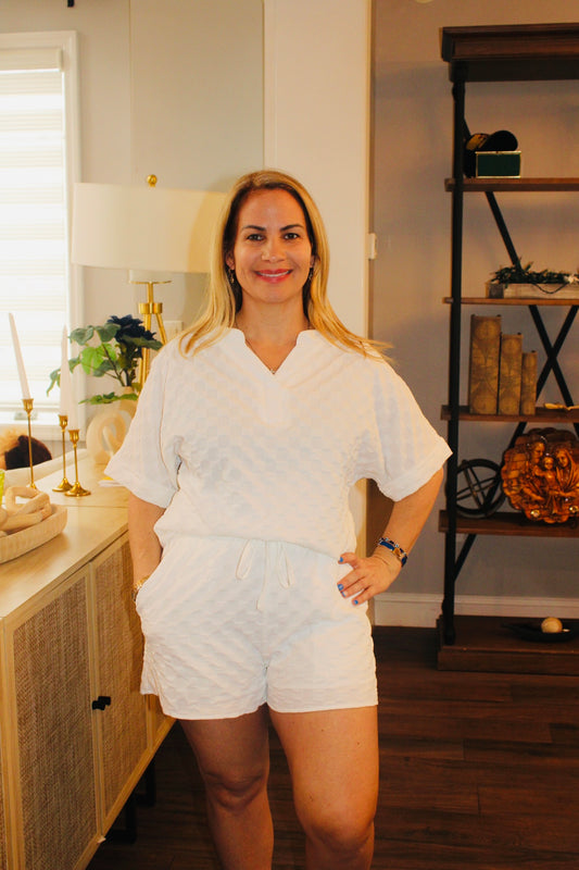 White Two Piece Sets