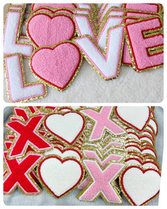 Pink Love and Xoxo sweatshirts
