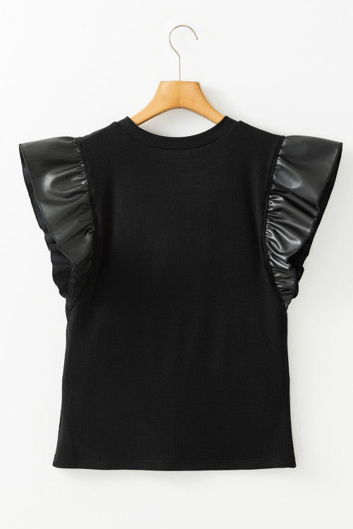 Black PU Tank