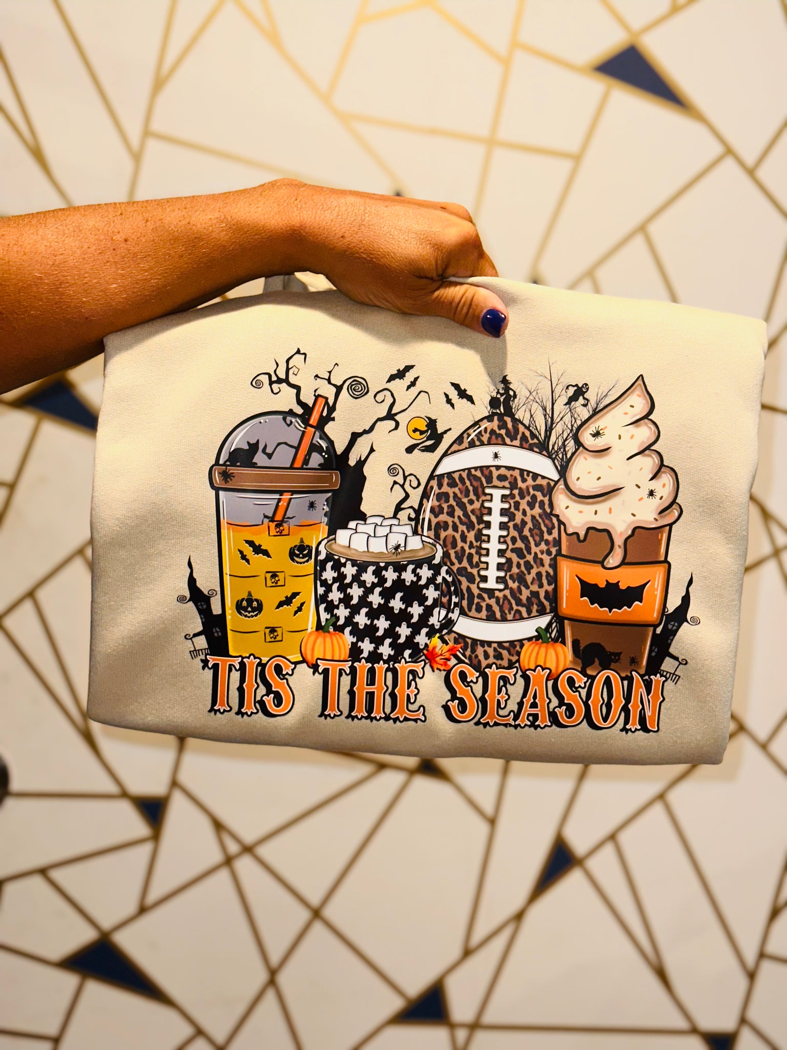 'Tis the season fall graphic top