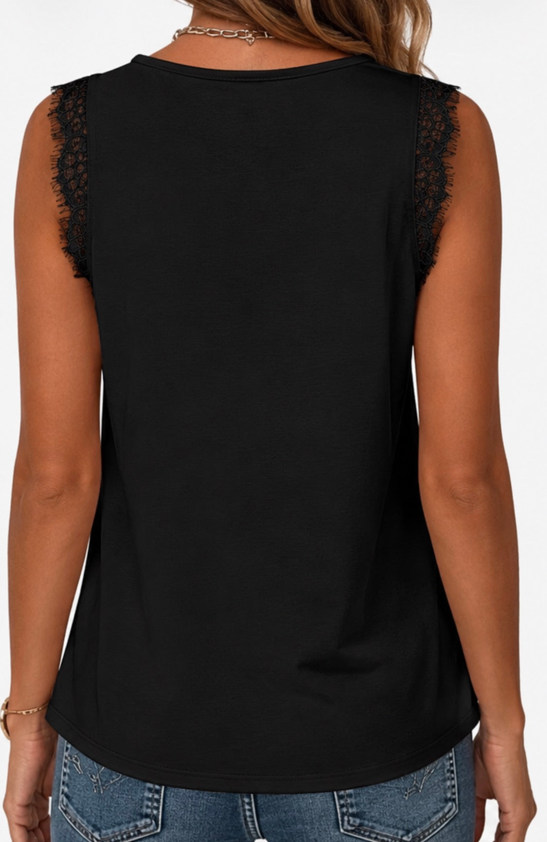 Lace Top (Black/White)