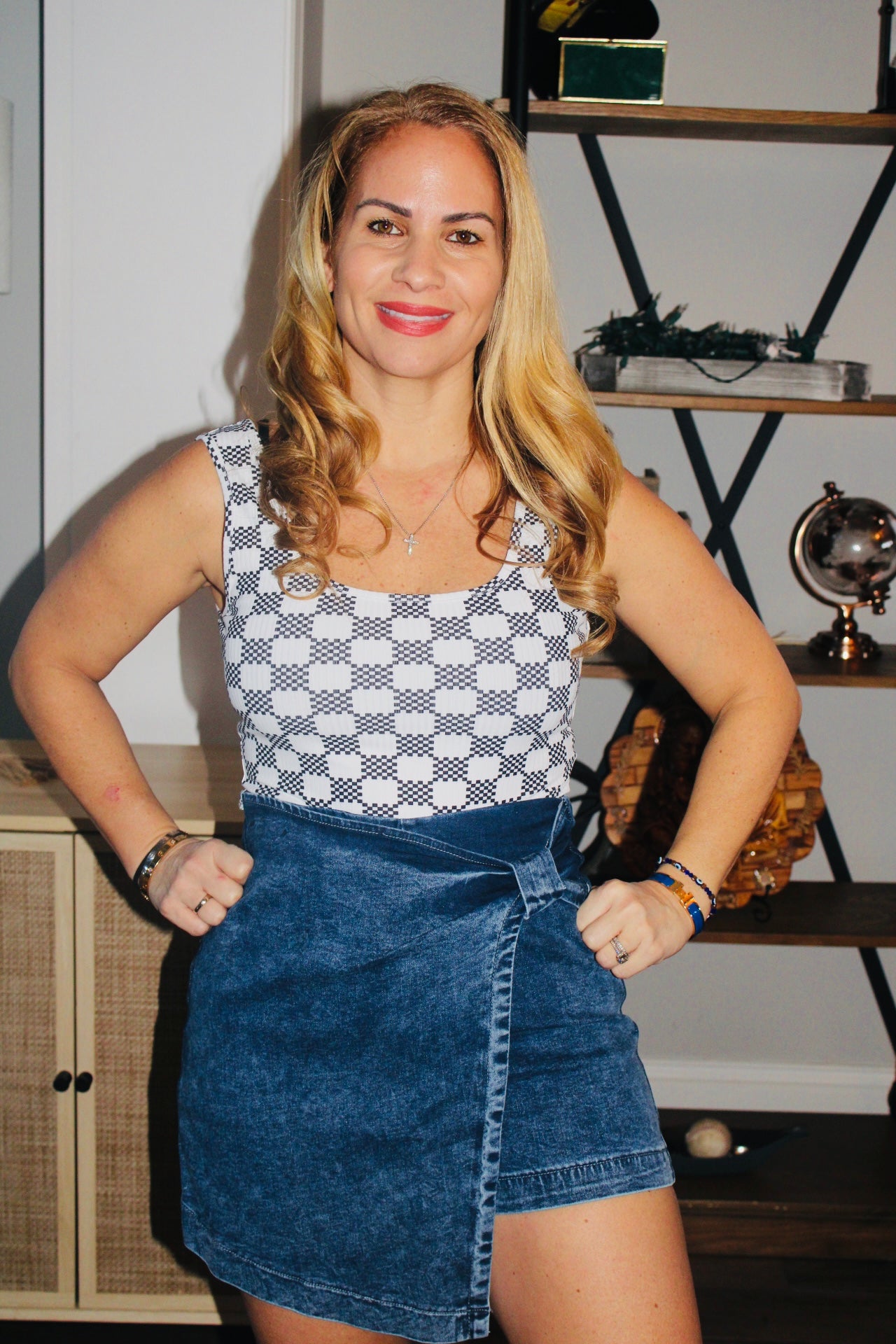 Denim Skort