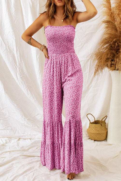 Pink Ruffle Jumpsuit