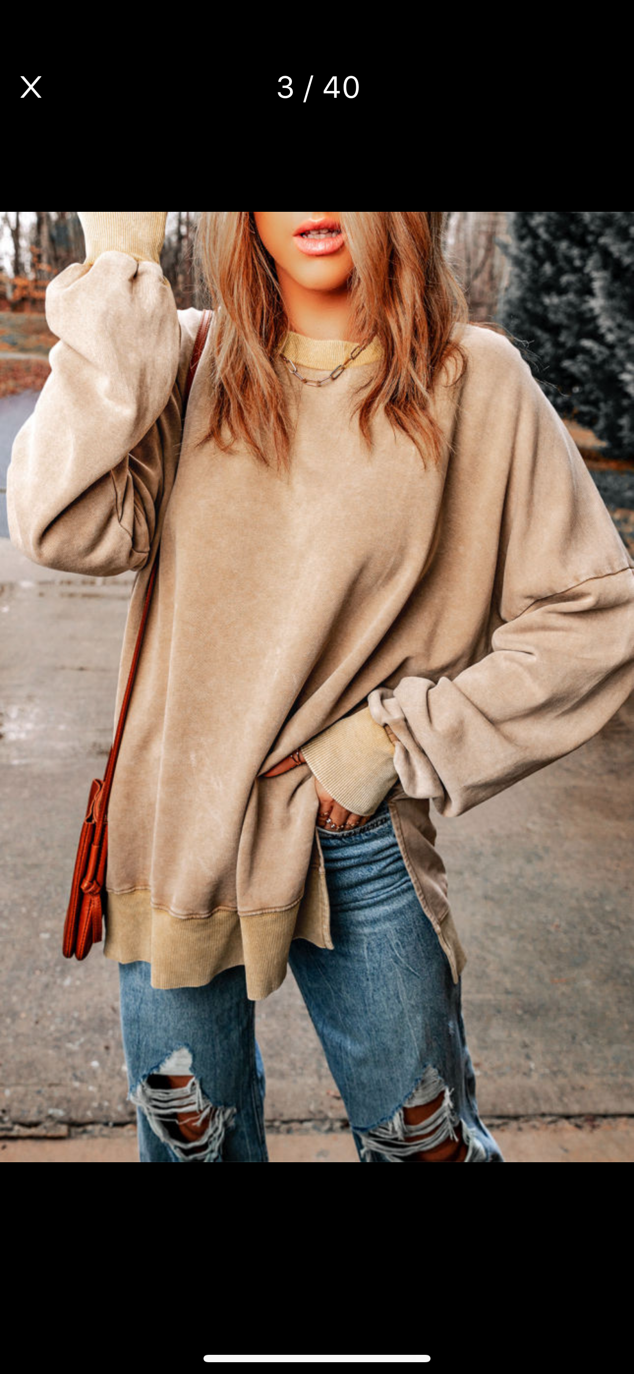 Oversized Sweatshirt Two Colores