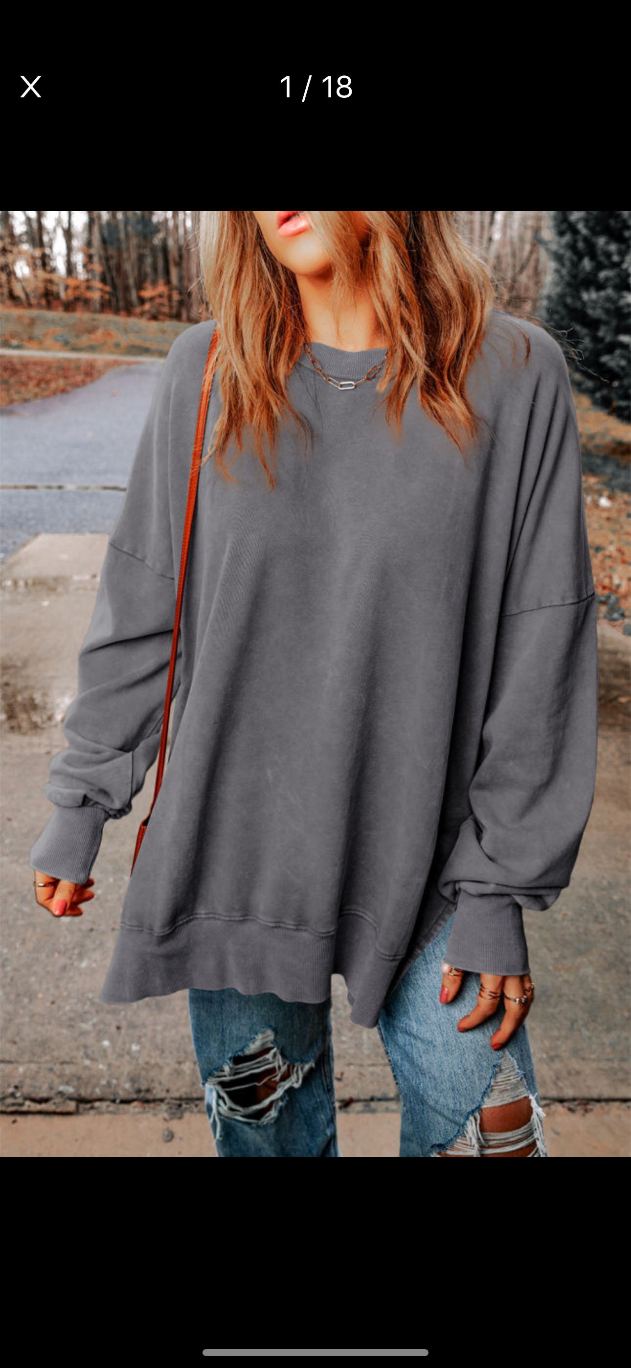Oversized Sweatshirt Two Colores