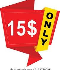 $15 items Watch live to claim