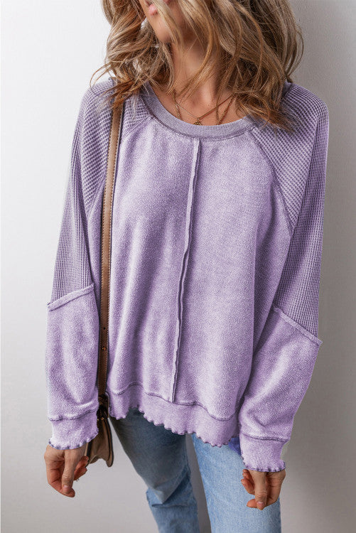Waffle Sweatshirt Three Colors