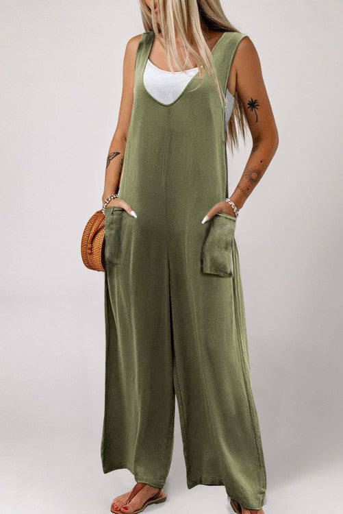 Tank Jumpsuit with Pockets