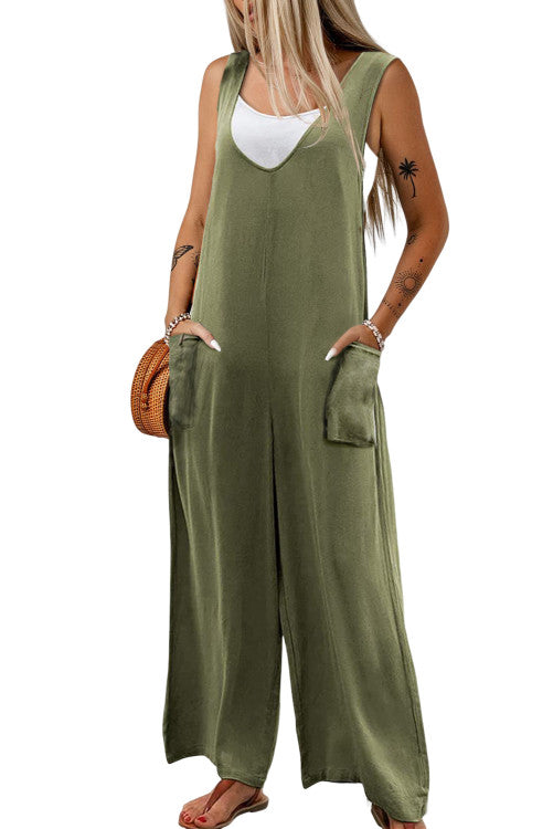 Tank Jumpsuit with Pockets