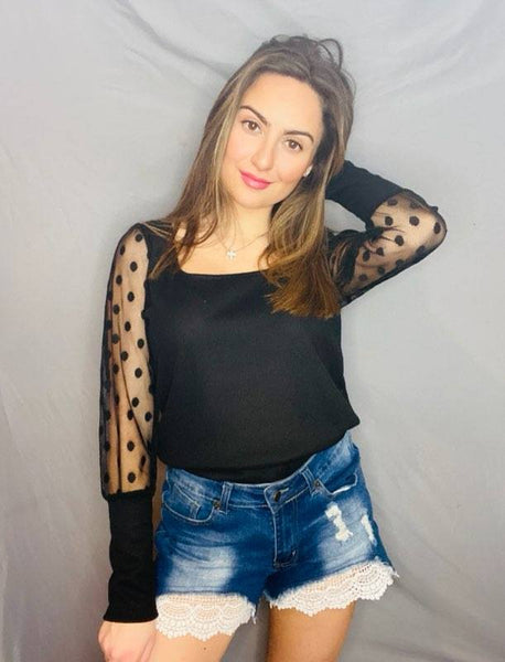 Polk a Dot Top