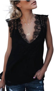 Lace Top (Black/White)
