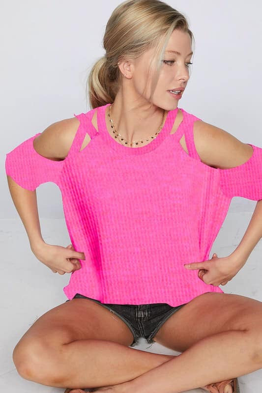Waffle Bibi Top