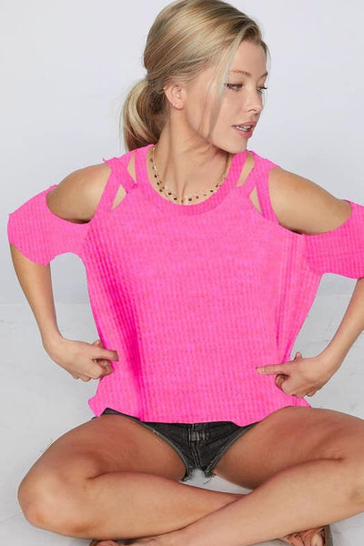 Waffle Bibi Top