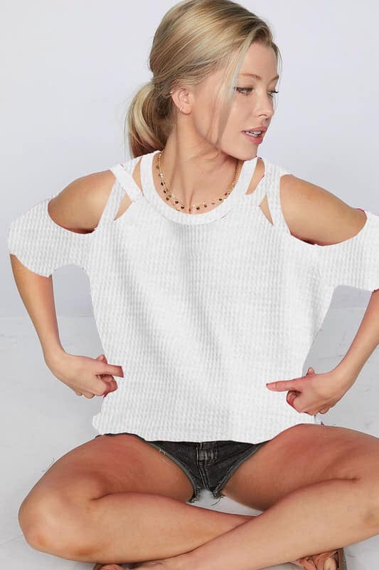 Waffle Bibi Top