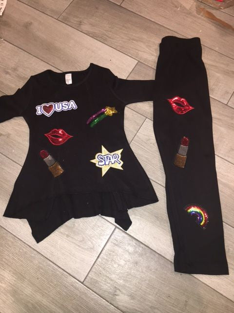 Patch tunic top