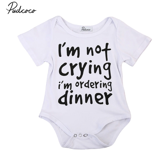 I’m not crying I’m ordering dinner