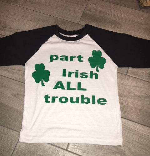 Part Irish all trouble top