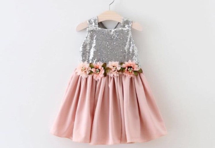 Silver peace dress