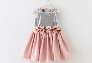 Silver peace dress