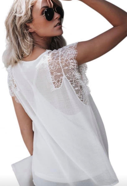 Lace Top (Black/White)