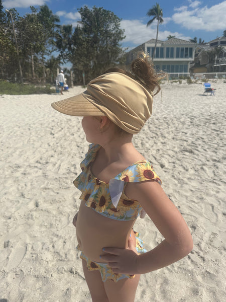 Sun Hat with Pony Tail Holder