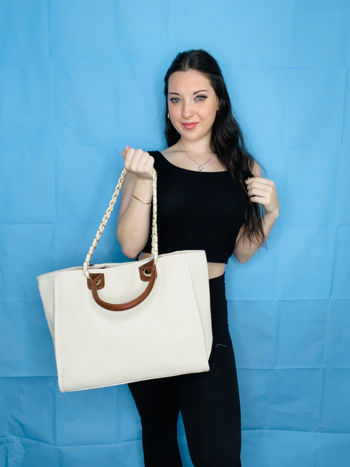 Cream Tote