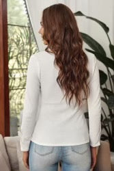 Button Long Sleeve Top