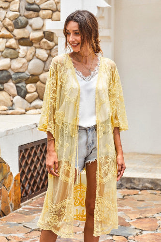 Lace kimono perfect for cover up or with jeans