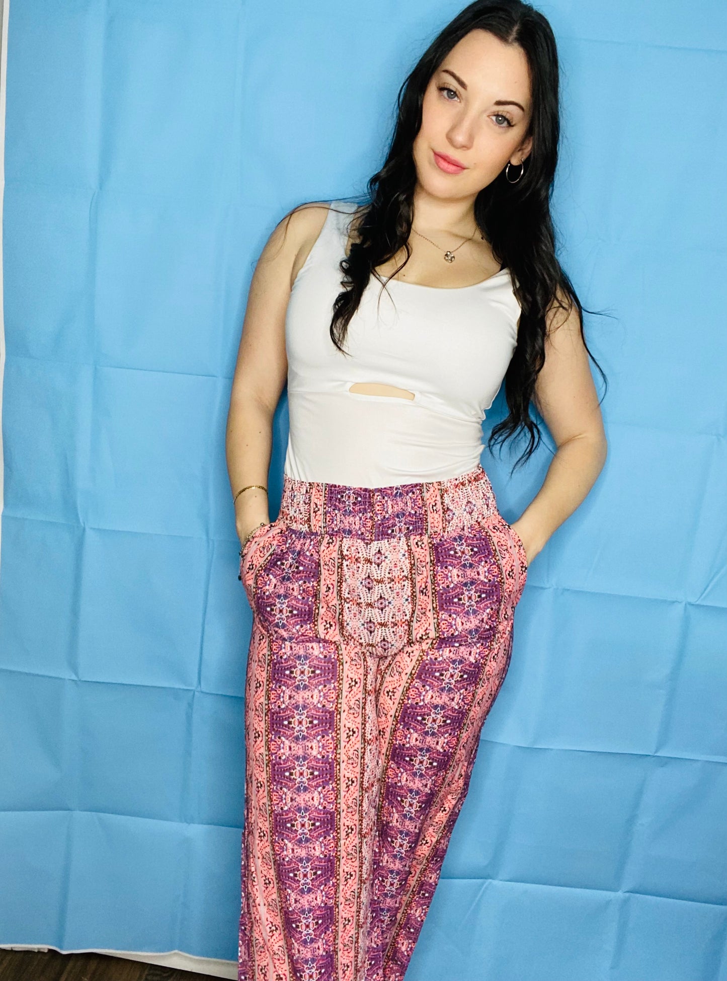Wide leg pants