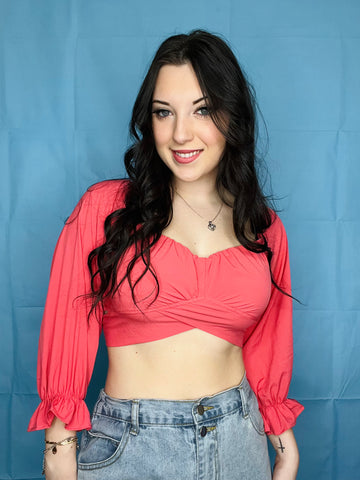 Pink Crop Top