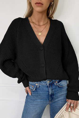 Solid cardi with buttons