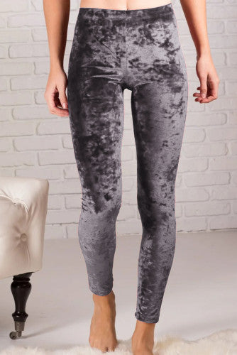 Black Velvet Legging