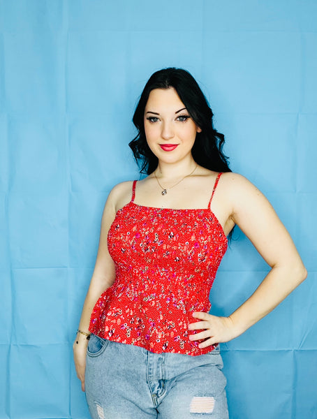 Floral Tank Top