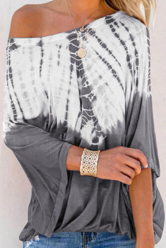 Tye dye very off the shoulder