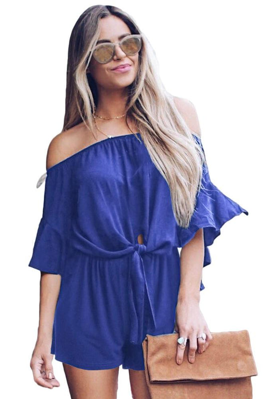 Ruffle Romper Swing Arms