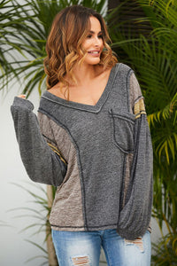 Casual pocket tops