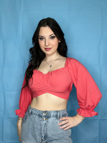 Pink Crop Top