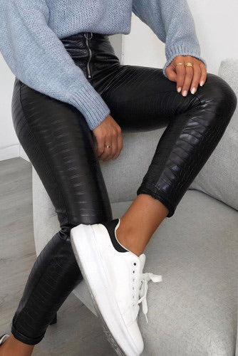 Zip up legging