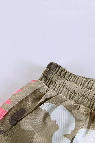 Camo pink jogger