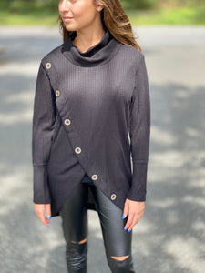 Black thermal high low.