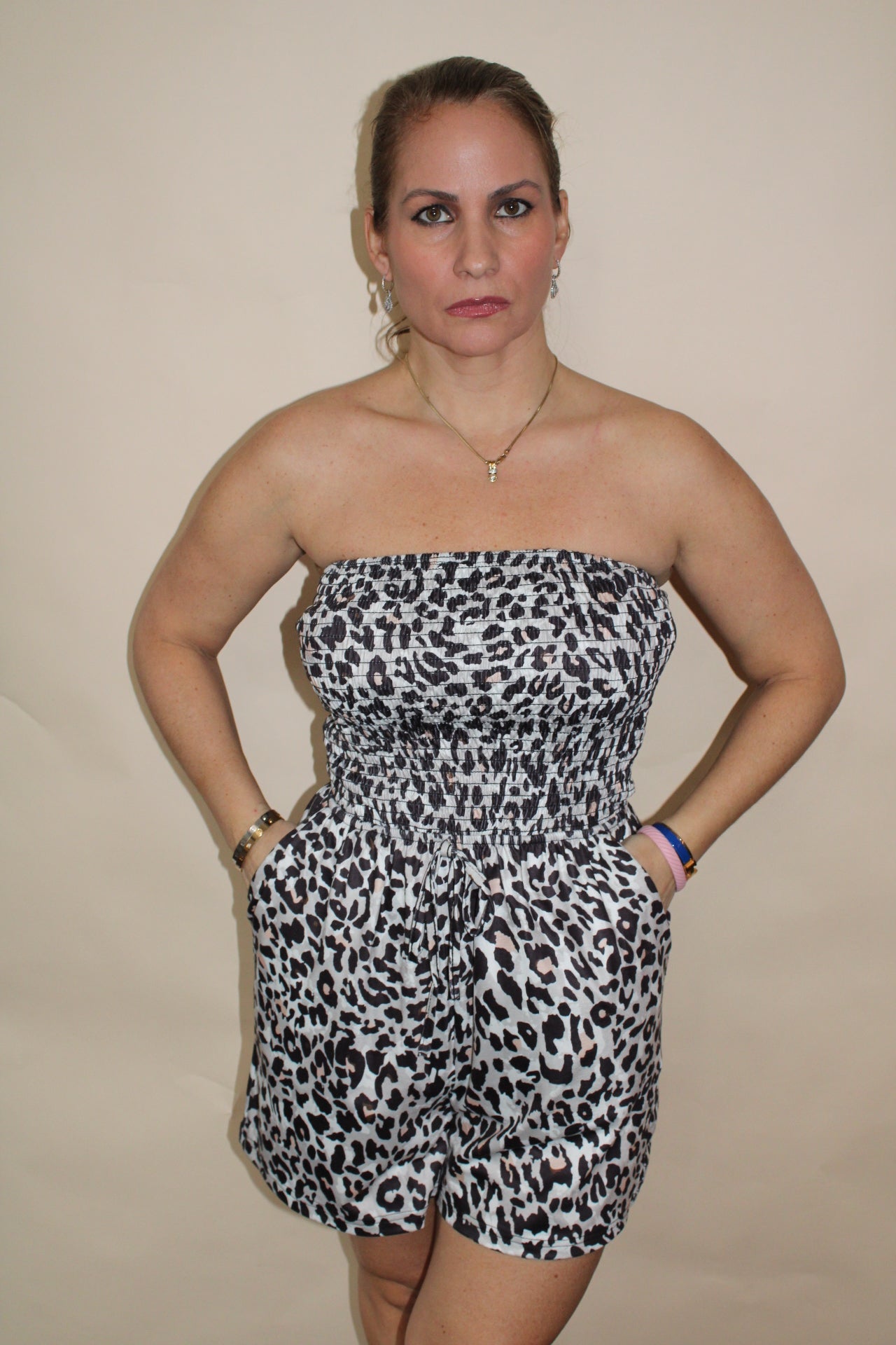 Leopard Romper